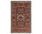 2x3 Green Kazak Afghan Hand Knotted Wool Area Rug
